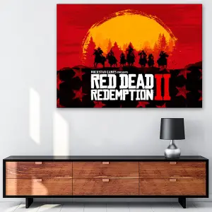 خرید تابلو شاسی گالری استاربوی طرح بازی Red Dead Redemption مدل Game 23