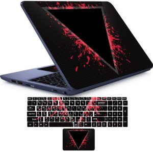 استیکر لپ تاپ راتیانا مدل fantastic18 مناسب برای لپ تاپ 15 تا 17 اینچ به همراه برچسب حروف فارسی کیبورد